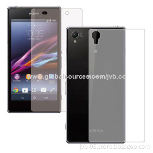 Front + Back Matte Screen Protector for Sony Xperia Z1 with 3H Anti-scratch